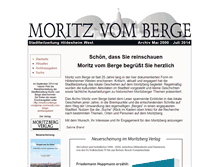 Tablet Screenshot of moritzvomberge.de
